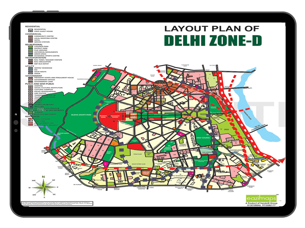 City Master Plan Delhi Sanskriti Group